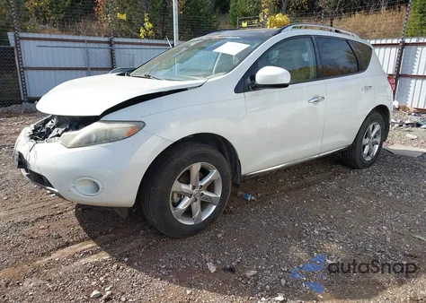 2010 Nissan Murano Sl z USA, uszkodzony, nr VIN JN8AZ1MU0AW011211
